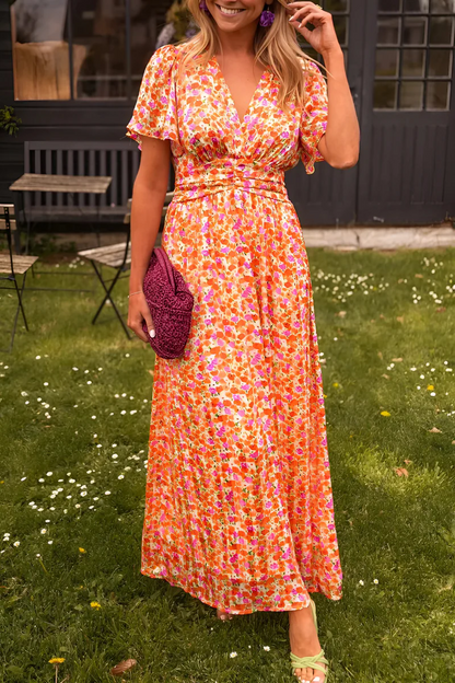 Dina Floral Summer Mini Dress | Elegant, Casual, Chic