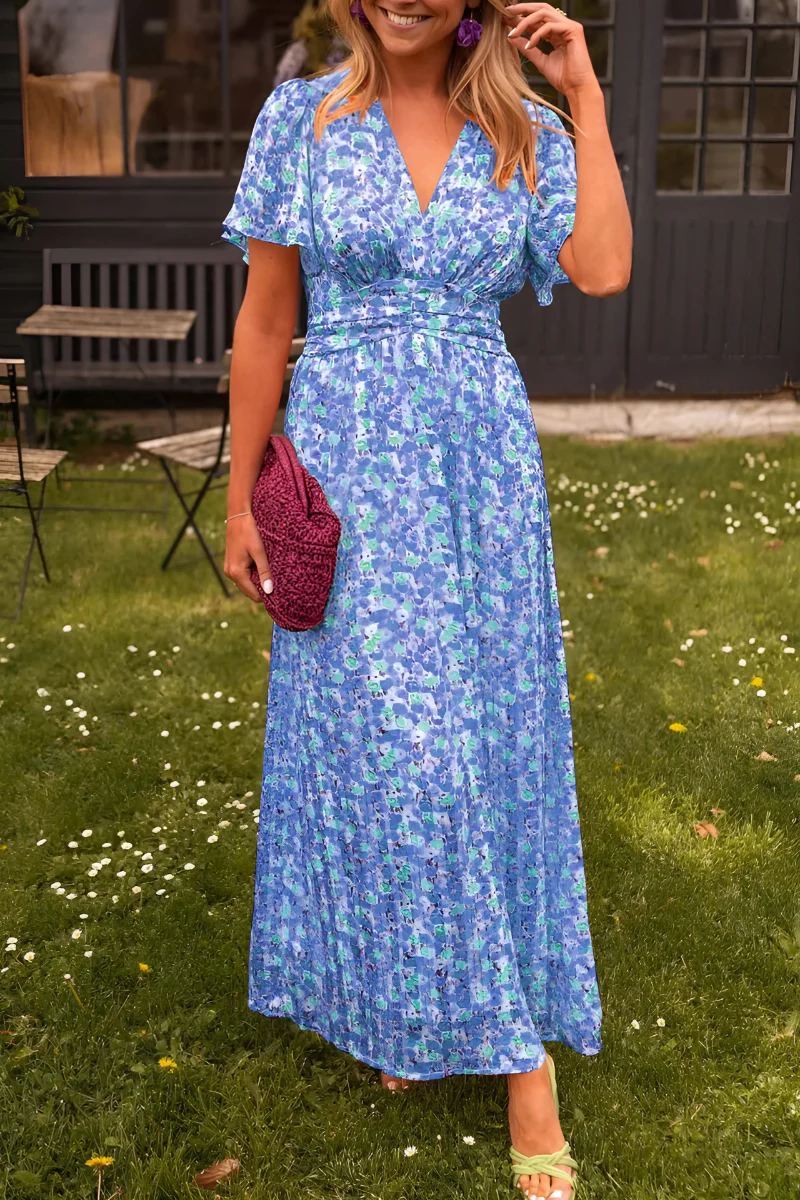 Dina Floral Summer Mini Dress | Elegant, Casual, Chic