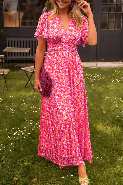 Dina Floral Summer Mini Dress | Elegant, Casual, Chic