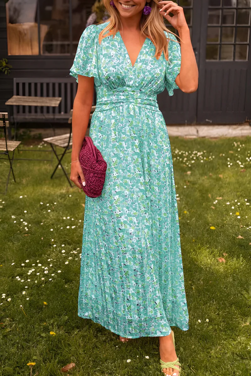 Dina Floral Summer Mini Dress | Elegant, Casual, Chic