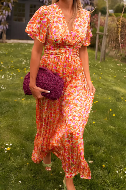 Dina Floral Summer Mini Dress | Elegant, Casual, Chic