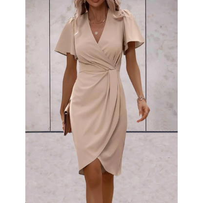 Sienna Wrap Summer Midi Dress | Elegant, Feminine, Breezy