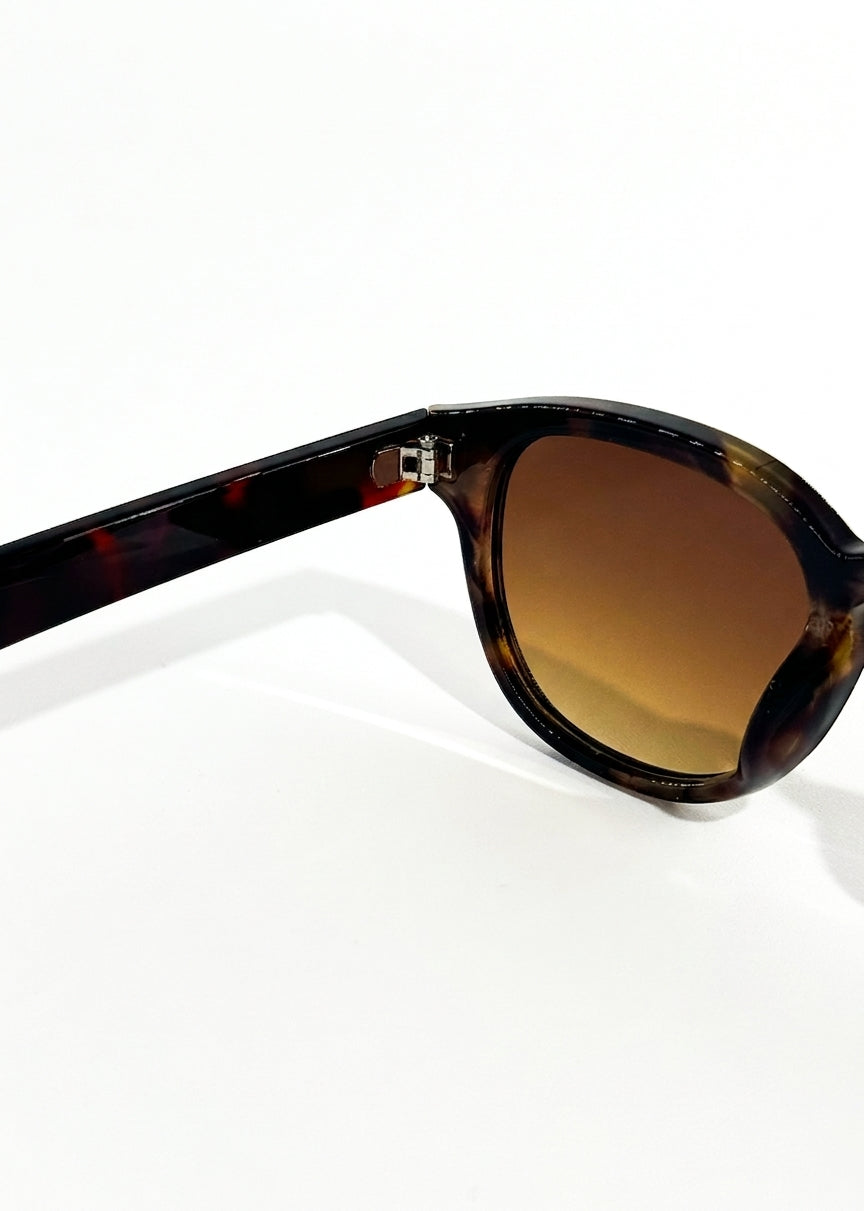Sienna Vintage Round Sunglasses | Tortoise, Brown Tint, UV400