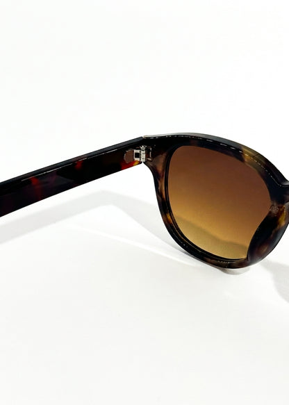 Sienna Vintage Round Sunglasses | Tortoise, Brown Tint, UV400