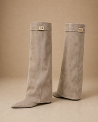 Beige Suede