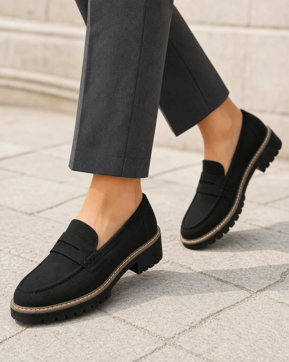 Women's Lug-Sole Penny Loafers — product image 6