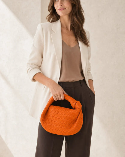 Momount Women's Woven Hobo Handbag